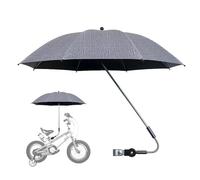 Sun Parasol For Pram | Umbrella For Stroller With Clamp | Clip On Umbrella For Stroller | Baby Stroller Umbrella Parasol | Extra Large UV Protection SPF 50+ Sun Umbrella With Clamp Adjustable