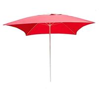 Sun Parasol Parasol6.6Ft/2M Square Patio Garden Table Umbrella, Perfect for Outdoor Yard, Beach Commercial Event Market, Swimming Pool