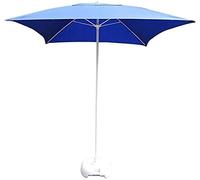 Sun Parasol Parasols 2M/6.6' Patio Square Garden Table Umbrella, for Outdoor Yard, Beach Commercial Event Market, Swimming Pool Side