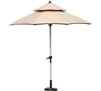 Sun Parasol Umbrella Garden Outdoor Patio Umbrella Table Market Umbrella with Base, Portable Offset Patio Umbrella for Poolside, Deck, Garden, Backyard, Pool good