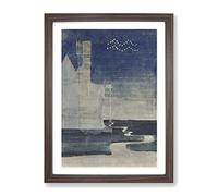 Sun Passing Aquarius By Mikalojus Konstantinas Classic Painting Framed Print | A2 Walnut Framed Wall Art | Ready to Hang | Classic Fantasy Picture | Living Room Bedroom Lounge Office