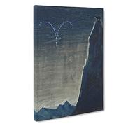 Sun Passing Aries By Mikalojus Konstantinas Canvas Print | Gallery Wrapped 30mm Frame Wall Art | 30x20 inches | Ready to Hang | Classic Picture | Living Room Bedroom Lounge Office