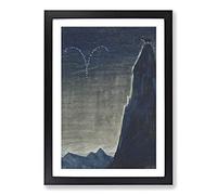 Sun Passing Aries by Mikalojus Konstantinas Framed Print | A2 Black Framed Wall Art | Ready to Hang | Modern Fantasy Picture | Living Room Bedroom Lounge Office