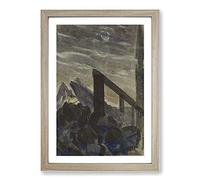 Sun Passing Cancer by Mikalojus Konstantinas Framed Print | A2 Oak Framed Wall Art | Ready to Hang | Modern Fantasy Picture | Living Room Bedroom Lounge Office