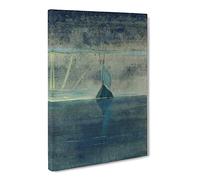 Sun Passing Capricorn By Mikalojus Konstantinas Canvas Print | Gallery Wrapped 30mm Frame Wall Art | 30x20 inches | Ready to Hang | Classic Picture | Living Room Bedroom Lounge Office