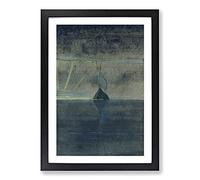 Sun Passing Capricorn by Mikalojus Konstantinas Framed Print | A2 Black Framed Wall Art | Ready to Hang | Modern Fantasy Picture | Living Room Bedroom Lounge Office