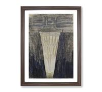 Sun Passing Gemini By Mikalojus Konstantinas Classic Painting Framed Print | A3 Walnut Framed Wall Art | Ready to Hang | Classic Fantasy Picture | Living Room Bedroom Lounge Office