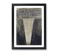 Sun Passing Gemini By Mikalojus Konstantinas Classic Painting Framed Print | A4 Black Framed Wall Art | Ready to Hang | Classic Fantasy Picture | Living Room Bedroom Lounge Office