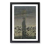 Sun Passing Virgo by Mikalojus Konstantinas Framed Print | A2 Black Framed Wall Art | Ready to Hang | Modern Fantasy Picture | Living Room Bedroom Lounge Office