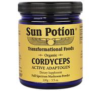 Sun Potion, Cordyceps Raw Mushroom Powder, , 3.5 oz (100 g)