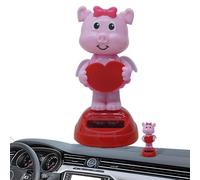 Sun Powered Ornament - Cute Moving Head Animal, Solar Dancing Figure, Animated Desk Toy, Adorable Car Window Dashboard Decoration | Dancing Animals Gift