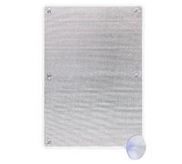 Sun Protection and Heat Insulation Film,High Temperature Resistant and Odorless,Aluminum Foil Sunshade,7 mm Thick,with Suction Cups,Reusable,Suitable for Home Use(White,65x100cm/25.5x39.3in)