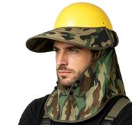 Sun Protection - Breathable, UV-Resistant, Adjustable Mesh | Neck Cover, For Igent Accessory For Outdoor Enthusiasts And Construction Functionality With Comfort, The Visor Support