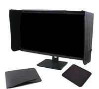 Sun Protection Computer Monitor Hood, Display Monitor Hood, Applicable to 17-inch~27-inch Display Screen, Bandage Is Added on The Back, Anti-glare And Non-dazzling ,A