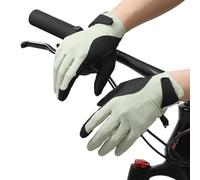 Sun Protection Cycling Mittens - Ice Silk Cooling Full Finger Gloves For Men, UV Protective Breathable Lightweight Mittens For Mountain Biking Motorcycle High Elasticity Outdoor Sport Gear