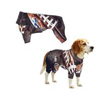 Sun Protection Dog Shirt Quick Dry Soft Stretchy Dog T-Shirts Quick-Dry Breathable Puppy Tank Top American Football Pet Vest Comfort Dogs Clothes Pet Outfit