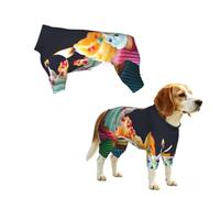 Sun Protection Dog Shirt Quick Dry Soft Stretchy Dog T-Shirts Quick-Dry Breathable Puppy Tank Top Colorful Happy Birthday Cupcakes Pet Vest Comfort Dogs Clothes Pet Outfit