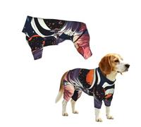 Sun Protection Dog Shirt Quick Dry Soft Stretchy Dog T-Shirts Quick-Dry Breathable Puppy Tank Top Cool Man in Outer Space Galaxy Pet Vest Comfort Dogs Clothes Pet Outfit