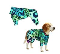 Sun Protection Dog Shirt Quick Dry Soft Stretchy Dog T-Shirts Quick-Dry Breathable Puppy Tank Top Green Leopard Pet Vest Comfort Dogs Clothes Pet Outfit