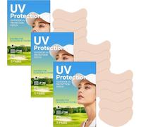 Sun Protection Face Patch,Comfortable UV Facial Patches,Portable Clear Face Patch,Breathable Cooling Gel Eye Shield,Daily Use Women Men