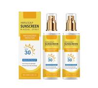 Sun Protection for Hair, SPF30 Hair & Scalp Sun Protection Spray, SPF 30 Sunscreen Scalp and Hair Mist, Hair Scalps Protector Spray For Hiking Beach Running Non-Greasy (2)