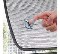 Sun Protection Privacy Window Film,Blackout,Heat Control Anti UV Glare Tint, Block Glass,Aluminum Foil Insulation,For Home Bathroom Office(115x220cm/45"x87")