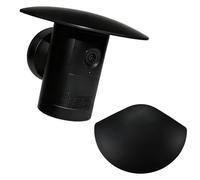Sun Rain Shade Cover Compatible with Ring Outdoor Camera Plus (newest gen) Battery, Weatherproof Outdoor Shade Shield Security Camera Sun Rain Cover for Resistant UV, Black