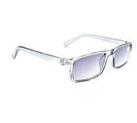 Sun Readers Rectangular Retro Fashion Men's Woman's +1.0+1.5+2.0+2.5+3.0 Transparent - Black - Grey TN55SR (Grey, 1.0, multiplier_x)