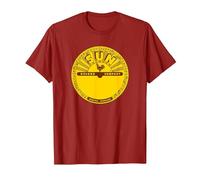 Sun Records Classic Logo T-Shirt, Men, Cranberry Red, 3X-Large