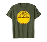 Sun Records Classic Logo T-Shirt, Men, Olive Green, Large