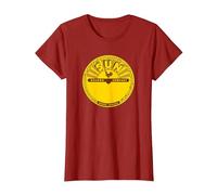 Sun Records Classic Logo T-Shirt, Women, Cranberry Red, 3X-Large