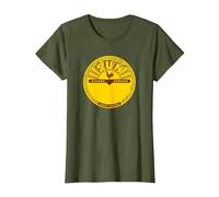 Sun Records Classic Logo T-Shirt, Women, Olive Green, 3X-Large
