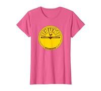 Sun Records Classic Logo T-Shirt, Women, Pink Heather, Large