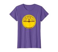 Sun Records Classic Logo T-Shirt, Women, Purple Heather, Large