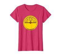 Sun Records Classic Logo T-Shirt, Women, Red Heather, Medium