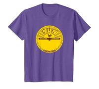 Sun Records Classic Logo T-Shirt, Youth, Purple Heather, Large