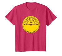 Sun Records Classic Logo T-Shirt, Youth, Red Heather, 4T