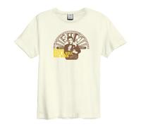 Amplified Unisex Rock & Roll Sun Records T-Shirt - Vintage White (S)