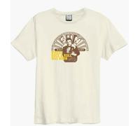 SUN RECORDS & ELVIS - ROCK & ROLL AMPLIFIED VINTAGE WHITE MEDIUM - T-shirt