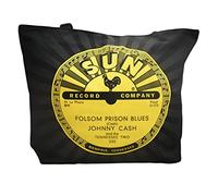 Sun Records Large Tote Bag Johnny Cash Folsom Prison Blues - Mid-South Products, Black