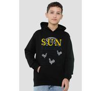 Sun Records Sun Songs Youth Kids Pull-Over Hoodie, Black Sun Records Black 9-11 Years