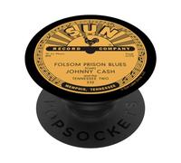 Sun Records Vinyl Johnny Cash Folsom Prison Blues PopSockets Adhesive PopGrip