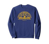 Sun Records Where Rock & Roll Was Born Classic Half Label Sweatshirt, Adult Unisex, Navy Blue, Medium