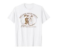 Sun Records X Million Dollar Quartet Vintage Illustration T-Shirt