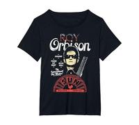 Sun Records X Roy Orbison International Hit Maker T-Shirt, Women's Plus, Black, 3X