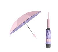 Sun Relief Design Handle Inverted Reverse Folding Umbrella Auto Open/Close,Outdoor Rain/Sun/99 UV Protection/UPF 50 Blocker Compact Windproof/Waterproof,Portable Golf Parasol Stylish and Colorful