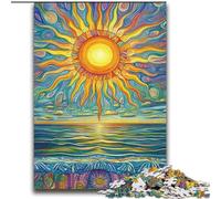 Sun Rising over The Ocean Jigsaw Puzzles 2000 Pieces for Adults Teens, Family Activity Fun at Home Activities, Birthday Present,Travel Gifts (70x100cm)