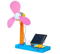 Sun Robot Fan Model Set for Kid Aged 8+, Hands on Science Educational Toy, Building Science Experiment Engineering Set Environmental Awareness Tool