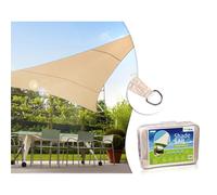 GreenBlue GB Triangle Rectangle Shade Sail Sun UV Protection Garden Canopy Patio Waterproof (Triangle 3.6m)