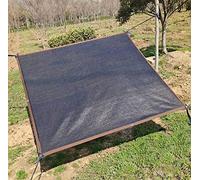Sun Sail Shade 2m X 4m Rectangular Shade Screen Breathable Tear-resistant Mesh Reinforced Edge Tear-resistant for Garden, Greenhouse, Patios, Privacy Netting,black-4x5m